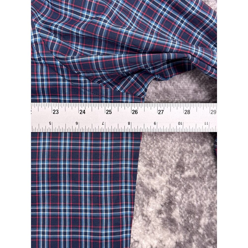 Untuckit Martinet Shirt XXL Mens Plaid Wrinkle Free Performance Button - Picture 4 of 8